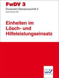 Vorderes Coverbild Feuerwehr-Dienstvorschrift 3 (FwDV 3)
