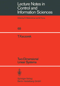 Vorderes Coverbild Two-Dimensional Linear Systems