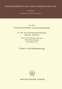 Vorderes Coverbild Frauen in der Rechtsprechung