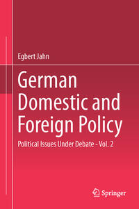 Vorderes Coverbild German Domestic and Foreign Policy