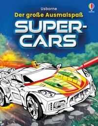 Vorderes Coverbild Der große Ausmalspaß: Supercars