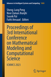Vorderes Coverbild Proceedings of 3rd International Conference on Mathematical Modeling and Computational Science