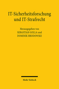 Vorderes Coverbild IT-Sicherheitsforschung und IT-Strafrecht