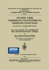 Vorderes Coverbild Studien Über Vererbung und Entstehung Geistiger Störungen
