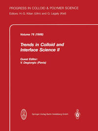 Vorderes Coverbild Trends in Colloid and Interface Science II