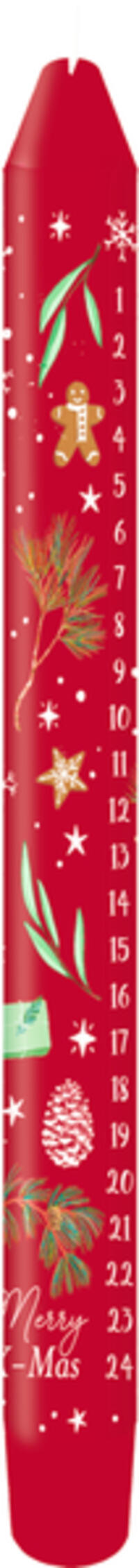 Vorderes Coverbild Adventskalender-Kerze