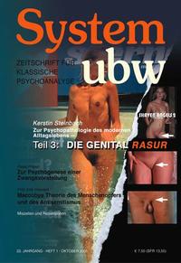 Vorderes Coverbild Zur Psychopathologie des modernen Alltagslebens - Teil 3: Die Genitalrasur /Zur Psychogenese einer Zwangsvorstellung /Maccobys Theorie des Menschenopfers und des Antisemitismus /Miszellen /Rezensionen
