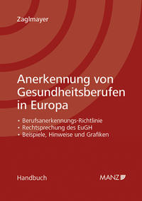 Vorderes Coverbild Anerkennung von Gesundheitsberufen in Europa