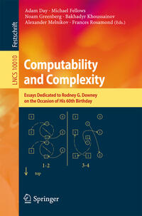 Vorderes Coverbild Computability and Complexity