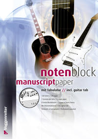 Vorderes Coverbild Notenblock mit Tabulatur