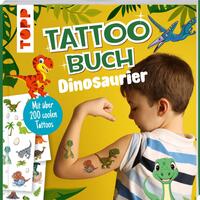 Vorderes Coverbild Tattoobuch Dinosaurier