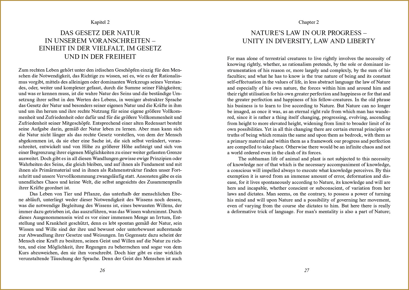 Beispielinhalt (Bild) Das Ideal der Geeinten Menschheit – The Ideal of Human Unity