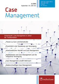Vorderes Coverbild Case Management Ausgabe 3/2023