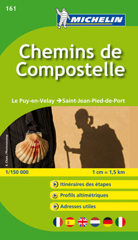 Vorderes Coverbild Michelin Chemins de Compostelle