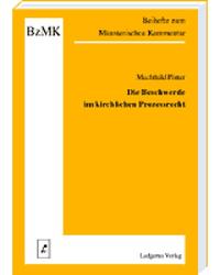 Vorderes Coverbild Die Beschwerde im kirchlichen Prozessrecht