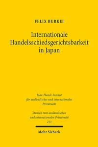 Vorderes Coverbild Internationale Handelsschiedsgerichtsbarkeit in Japan