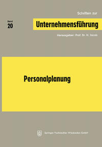 Vorderes Coverbild Personalplanung