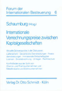 Vorderes Coverbild Internationale Verrechnungspreise zwischen Kapitalgesellschaften