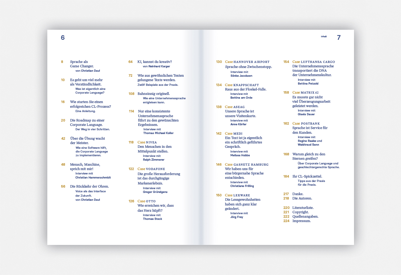 Beispielinhalt (Bild) Corporate Language das Praxisbuch