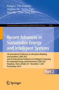 Vorderes Coverbild Recent Advances in Sustainable Energy and Intelligent Systems