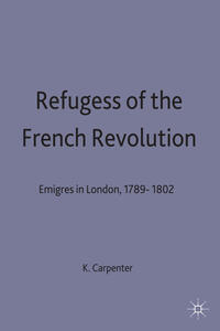Vorderes Coverbild Refugees of the French Revolution
