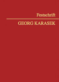 Vorderes Coverbild Festschrift Georg Karasek