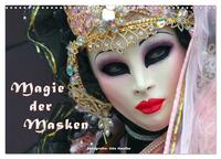 Vorderes Coverbild Magie der Masken (Wandkalender 2025 DIN A3 quer), CALVENDO Monatskalender