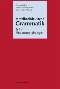 Vorderes Coverbild Flexionsmorphologie