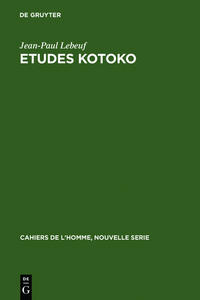 Vorderes Coverbild Etudes kotoko