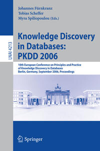 Vorderes Coverbild Knowledge Discovery in Databases: PKDD 2006