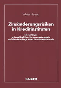 Vorderes Coverbild Zinsänderungsrisiken in Kreditinstituten