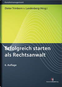 Vorderes Coverbild Erfolgreich starten als Rechtsanwalt