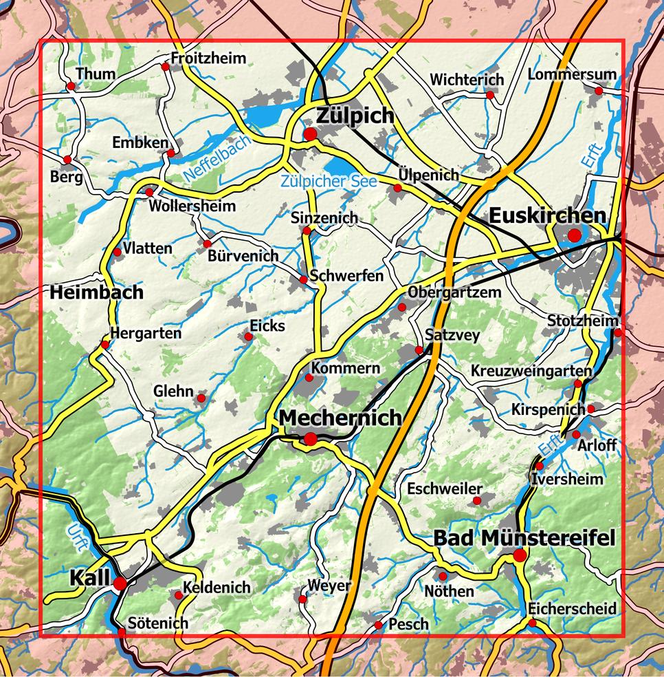 Beispielinhalt (Bild) Eifelwandern 4 - Euskirchen, Mechernich