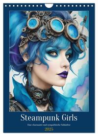 Vorderes Coverbild Steam-Punk-Girls - Eine charmante und sympathische Subkultur (Wandkalender 2025 DIN A4 hoch), CALVENDO Monatskalender