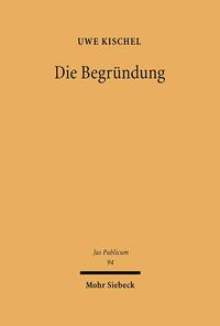 Vorderes Coverbild Die Begründung