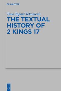 Vorderes Coverbild The Textual History of 2 Kings 17