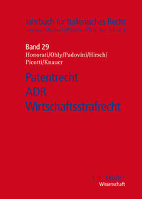 Vorderes Coverbild Patentrecht - ADR - Wirtschaftsstrafrecht