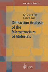 Vorderes Coverbild Diffraction Analysis of the Microstructure of Materials