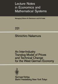 Vorderes Coverbild An Inter-Industry Translog Model of Prices and Technical Change for the West German Economy