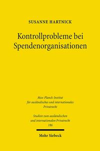 Vorderes Coverbild Kontrollprobleme bei Spendenorganisationen