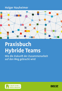 Vorderes Coverbild Praxisbuch Hybride Teams