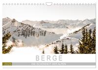 Vorderes Coverbild Berge - Die Schönheit der Alpen (Wandkalender 2025 DIN A4 quer), CALVENDO Monatskalender