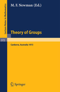 Vorderes Coverbild Proceedings of the Second International Conference on the Theory of Groups