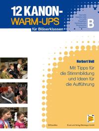 Vorderes Coverbild 12 Kanon Warm-Ups - B-Heft