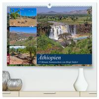 Vorderes Coverbild Äthiopien - 13 Monate Sonnenschein (hochwertiger Premium Wandkalender 2025 DIN A2 quer), Kunstdruck in Hochglanz