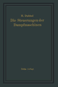 Vorderes Coverbild Die Steuerungen der Dampfmaschinen