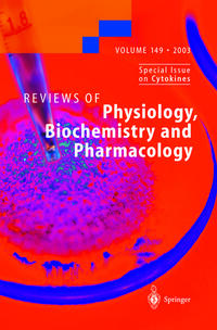 Vorderes Coverbild Reviews of Physiology, Biochemistry and Pharmacology 149