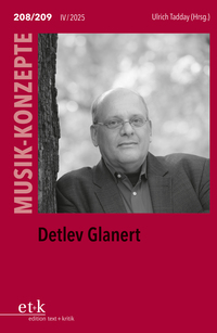 Vorderes Coverbild Detlev Glanert