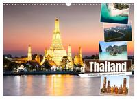 Vorderes Coverbild Thailand - Postkarten aus dem Land des Lächelns (Wandkalender 2025 DIN A3 quer), CALVENDO Monatskalender