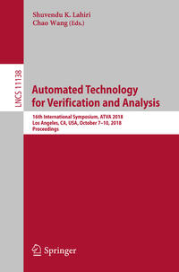 Vorderes Coverbild Automated Technology for Verification and Analysis